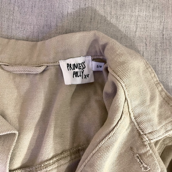 Princess Polly Western Denim Jacket - Beige - Picture 9 of 11